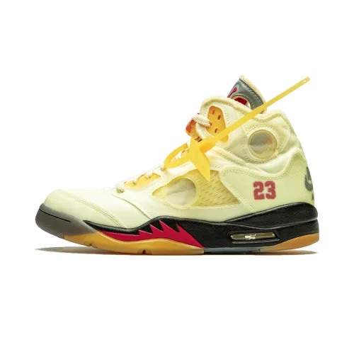 OFF-WHITE x Air Jordan 5 “Sail”