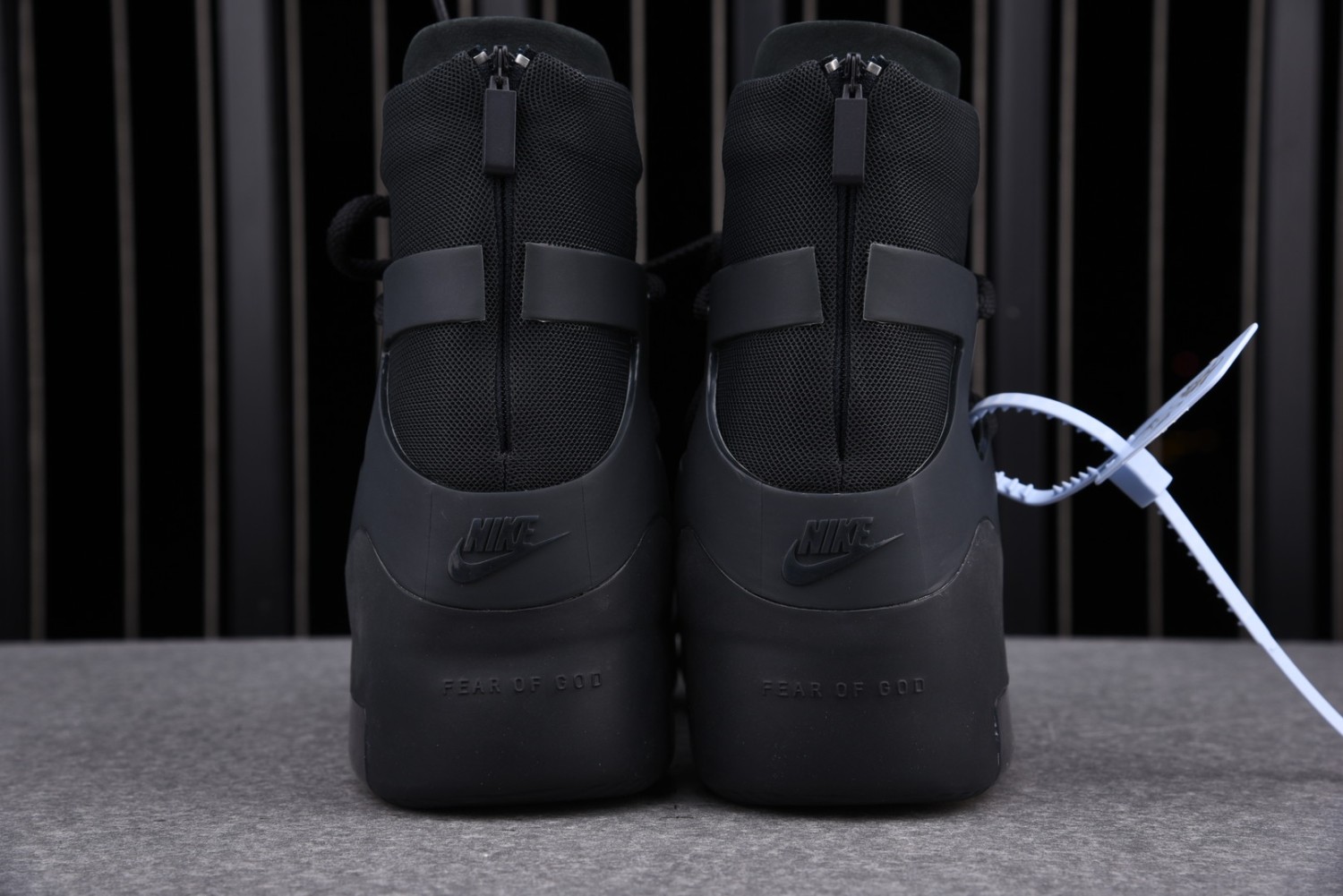 fear of god triple black sizing