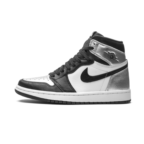 (WOMEN SIZE!!) Jordan 1 Retro High Silver Toe