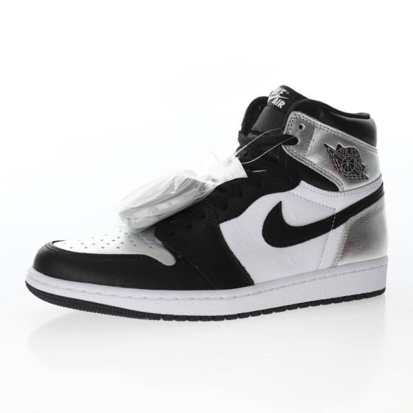 silver toe women's jordan 1