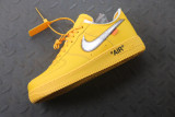 The Off-White x Nike Air Force 1 University Gold