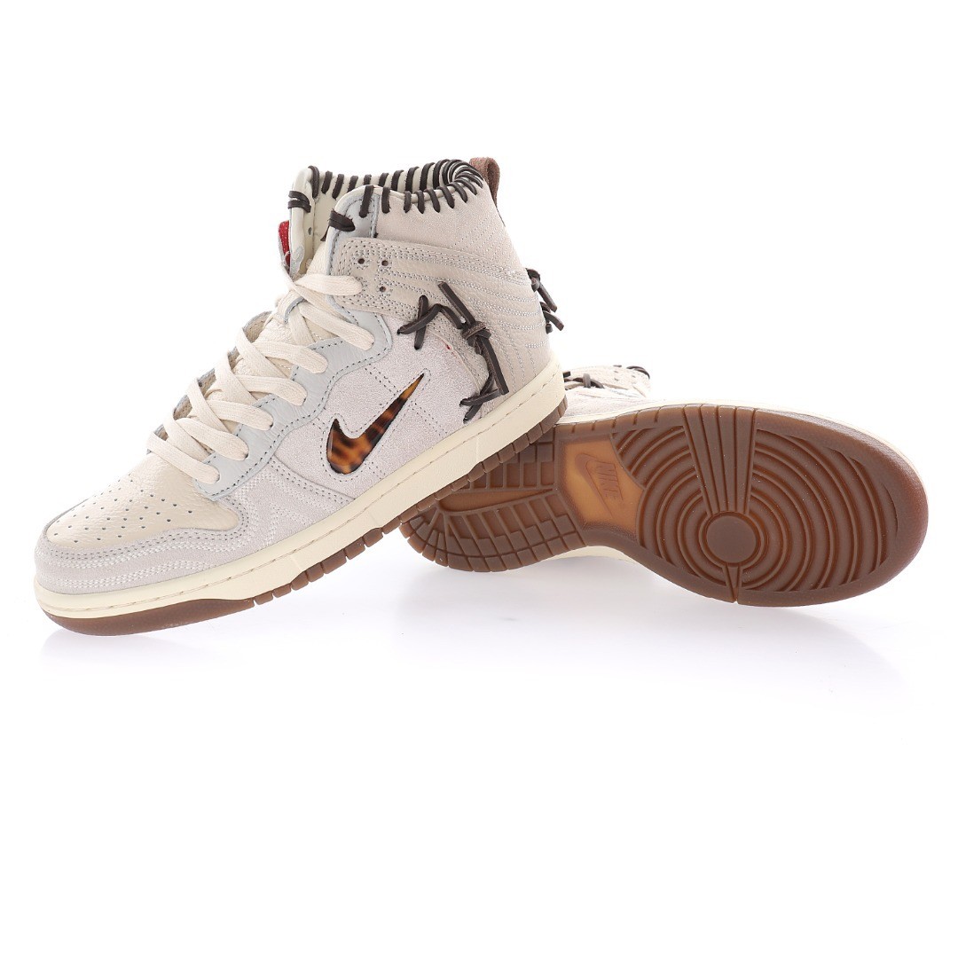 Nike Dunk High Bodega Sail Multi (Friends and Family) - www.flamsneaker.com