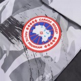 08 CANADA GOOSE Expedition Parka Black White Camouflage