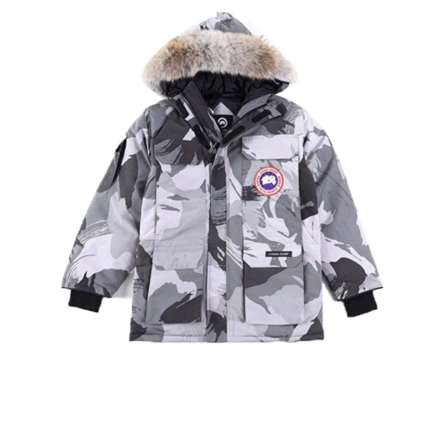 08 CANADA GOOXX Expedition Parka Black White Camouflage