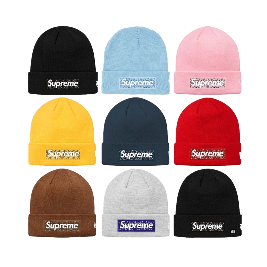 Supxxx Bandana Box Logo Beanie (DEFAULT 