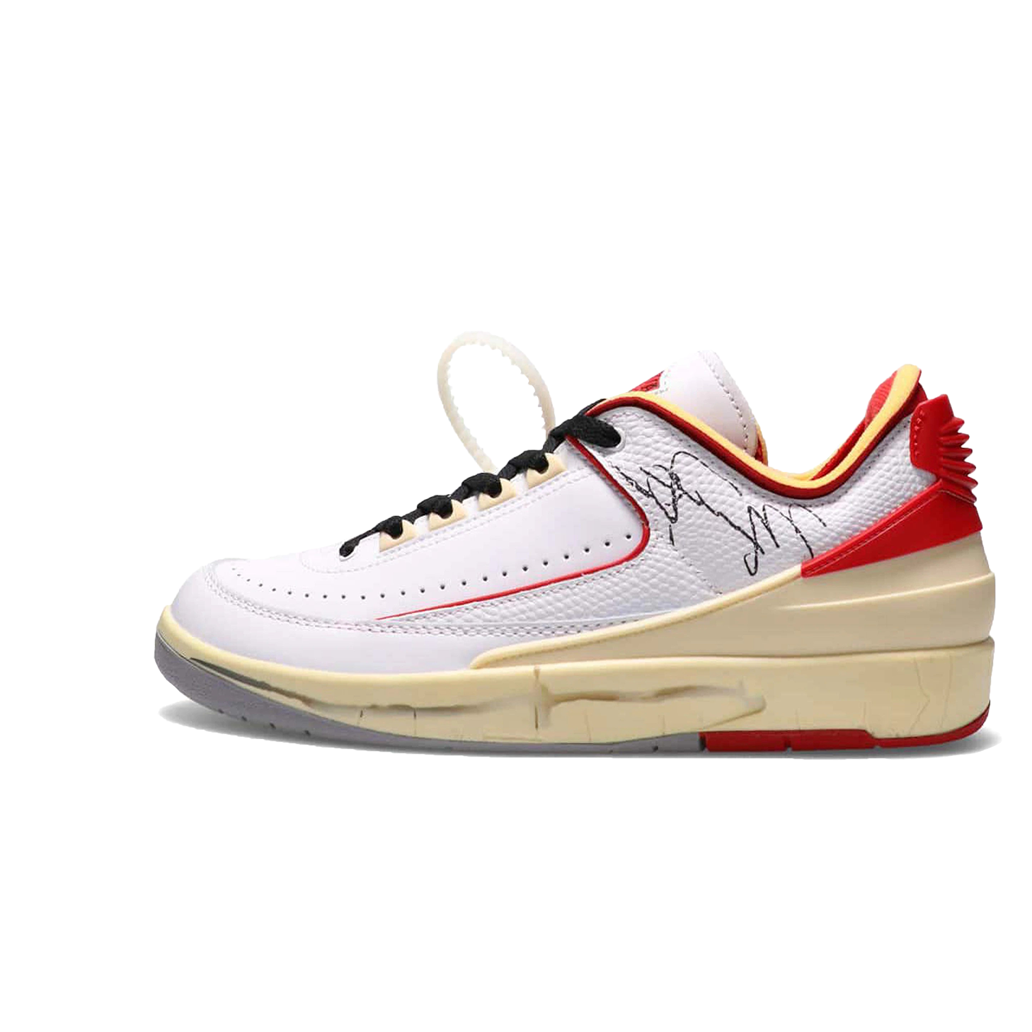 white red jordan 2