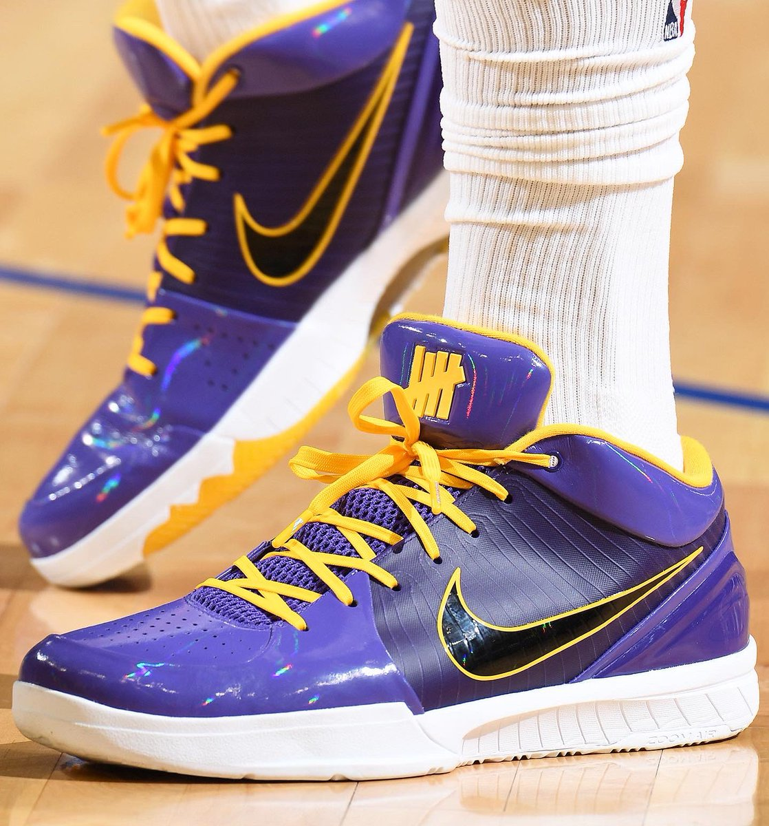 Nike Kobe 4 Protro Undefeated Los Angeles Lakers - m.flamsneaker.com