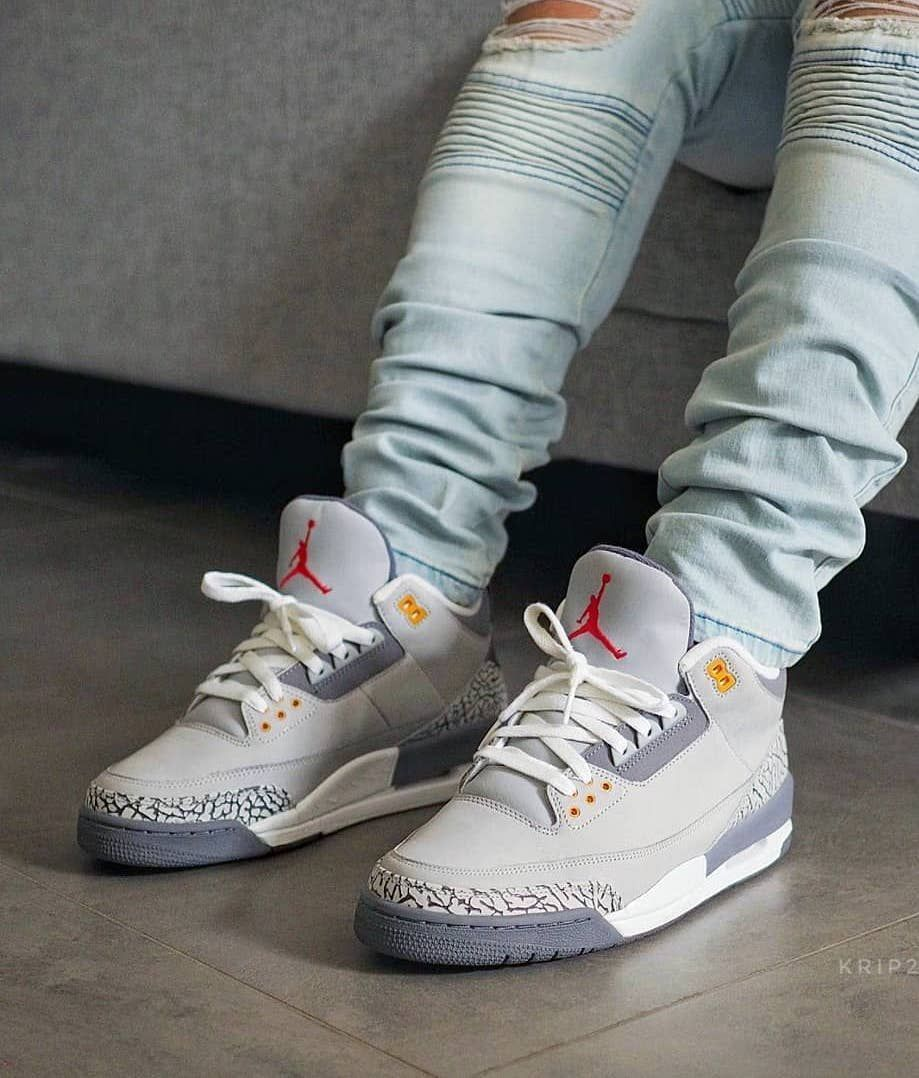 cool grey 4s on feet