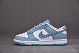 Nike Dunk Low Essential Paisley Pack Worn Blue (Women Size!!)