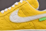 Nike Air Force 1 Low Louis Vuitton University Gold (Be careful about the size!!)