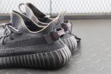 【Clearance】  adidas Yeezy Boost 350 V2 Static Black Non-Reflective（US4）