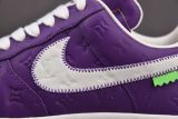 Nike Air Force 1 Low Louis Vuitton Purple White (Be careful about the size!!)