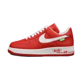 Nike Air Force 1 Low Louis Vuitton University Red (Be careful about the size!!)