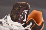 Nike Air Force 1 Low Louis Vuitton Monogram Brown Damier Azur 2  (Be careful about the size!!)
