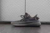 【Clearance】  adidas Yeezy Boost 350 V2 Static Black Non-Reflective（US4）