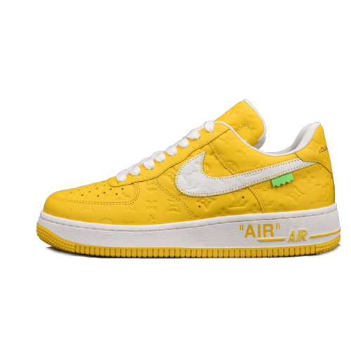 Nike Air Force 1 Low Louis Vuitton University Gold (Be careful about the size!!)