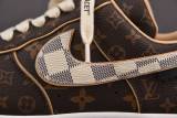 Nike Air Force 1 Low Louis Vuitton Off-White Monogram Brown Damier Azur