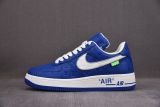 Nike Air Force 1 Low Louis Vuitton Royal Blue (Be careful about the size!!)