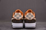 Nike Air Force 1 Low Louis Vuitton Monogram Brown Damier Azur 2  (Be careful about the size!!)