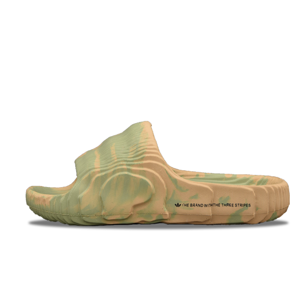 adidas Adilette 22 Slides Magic Lime St Desert Sand