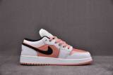 Jordan 1 Low White Light Madder Root (GS)