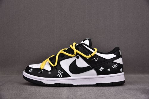 Nike Dunk Low Retro Black White Black Panda (2021) (Custom Sneaker)