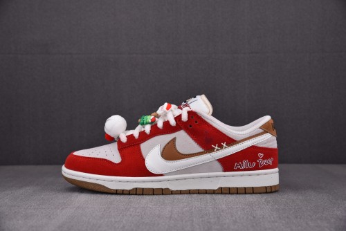 Nike SB Dunk Low 85 Christmas Red White Brown