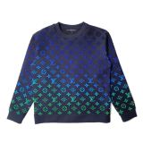 Louis Vuitton SS22 Gradient Monogram Fil Coup Sweatshirt