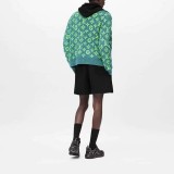 Louis Vuitton SS22 CÁRDIGAN SIGNATURE green sweater