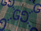 Gucci SS23 Jumbo GG check wool shirt