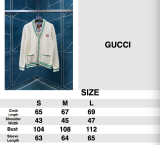 Gucci SS22 Pineapple White Cotton Cardigan with Logo