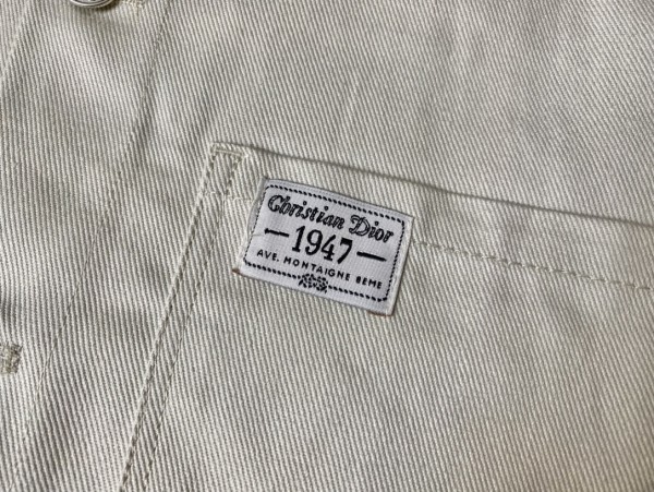 Dior SS22 CD 1947 long sleeve shirt jacket - www.flamsneaker.com