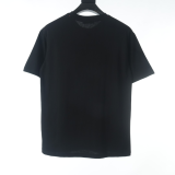 Moncler Chest Cut Badge Short Sleeve T-Shirt Black