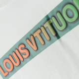Louis Vuitton Puzzle Back Short Sleeve T-Shirt White