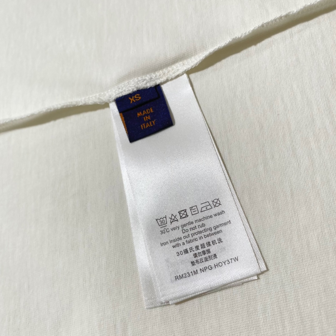 LV x YK Psychedelic Flower Regular T-Shirt 'WHITE' – DESIGNERRESELLS