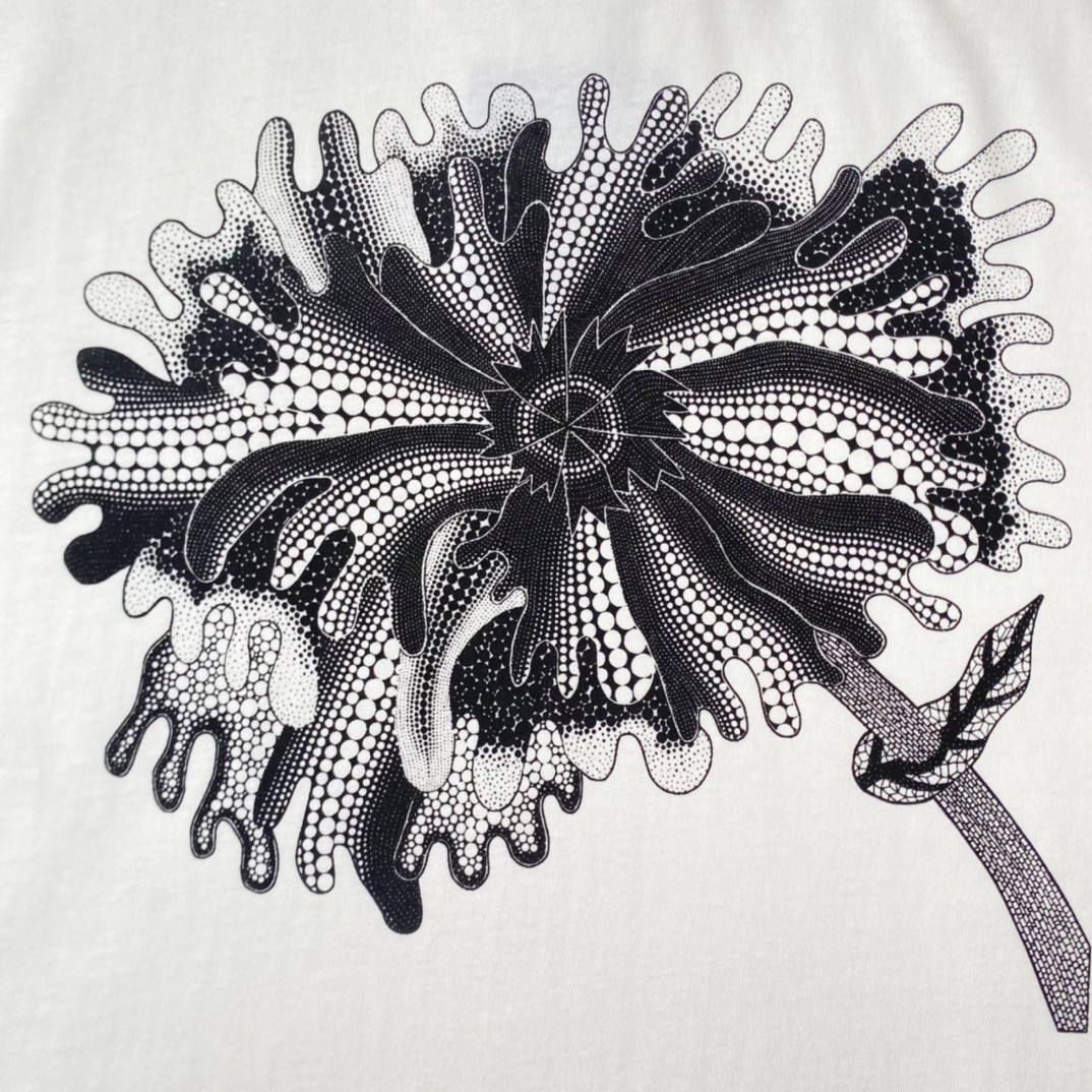 LV x YK Psychedelic Flower Regular T-Shirt - Ready-to-Wear 1AB6II