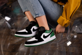 Jordan 1 Low White Black Mystic Green