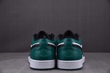 Jordan 1 Low White Black Mystic Green