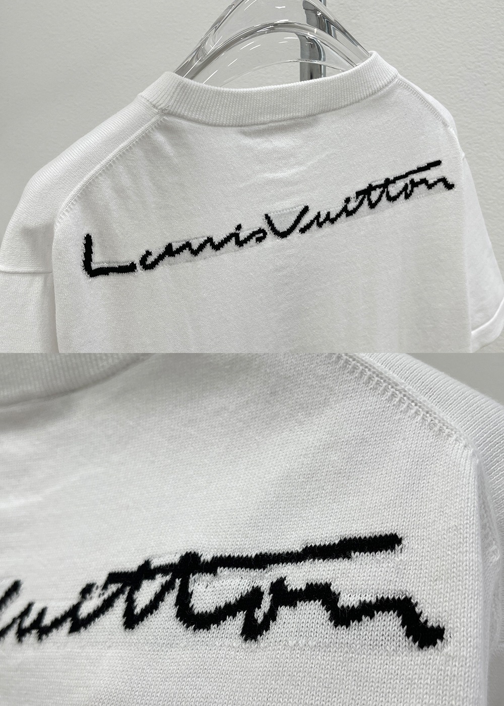 Louis Vuitton Knit Graphic Blue T Shirt – Crepslocker
