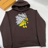 Louis Vuitton Graphic Bee Patched Hoodie