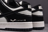 Nike Dunk Low Custom Sneakers black and white