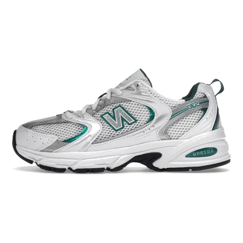 New Balance 530 White Silver Green