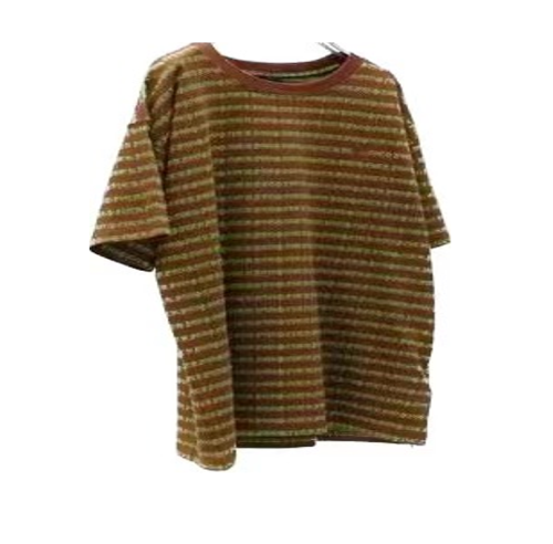 Chrome Hearts Knit Gingham Embroidered T-Shirt Brown 5.16