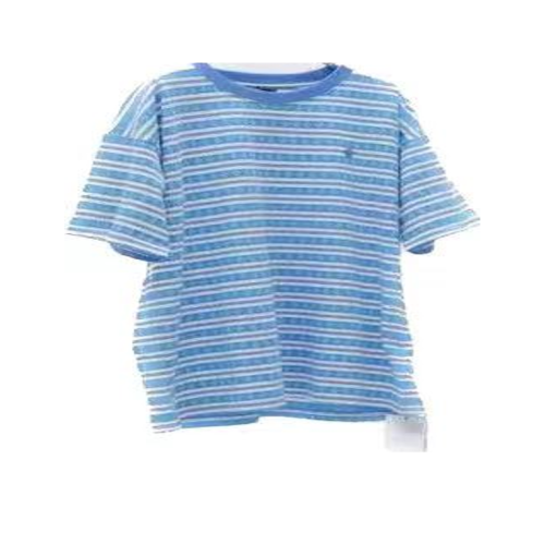Chrome Hearts Knit Gingham Embroidered T-Shirt Blue 5.16