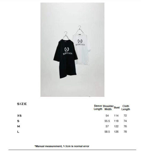 BB Balenciaga logo print T-Shirt Black 5.16