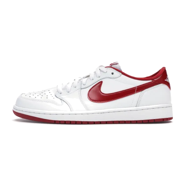 Jordan 1 Retro Low White Varsity Red