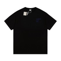 Loew SS23 new series pocket three-dimensional embroidery short-sleeved T-shirt black 6.14