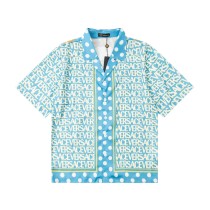 Versace 23ss new Versace Allover polka Dot printed short-sleeved shirt 6.26