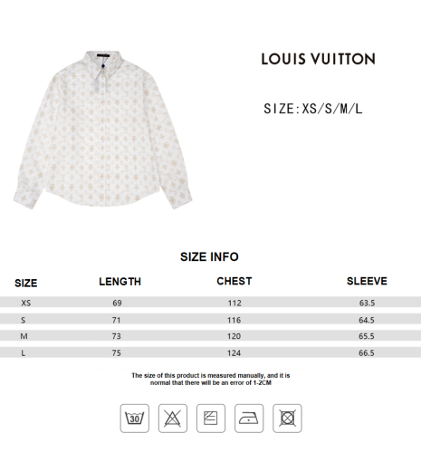 Louis Vuitton 23ss new all over letter print long sleeve shirt 6.26