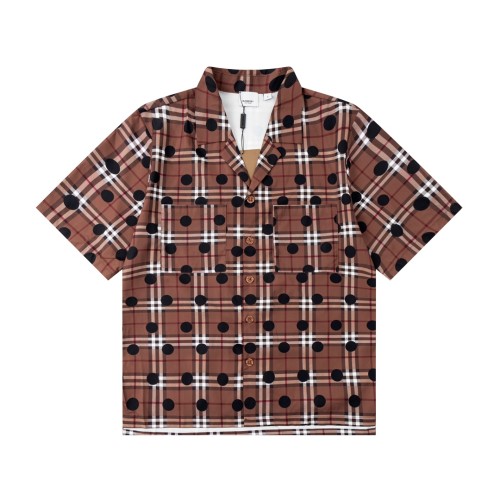 Burberry 23SS new speckled print short-sleeved shirt 6.26